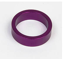Кільця на рульову колонку Alu 28,6 - 36 10 мм. фіолетовий (KIE623)