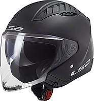 Мотоциклетный шлем LS2 OF600 COPTER SOLID черный матовый, размер XS, AK3060010112