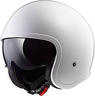 Мотоциклетный шлем LS2 OF599 SPITFIRE SOLID белый матовый, размер S, AK3059910023