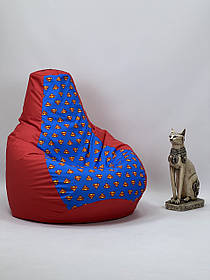 Крісло мішок, крісло мішок Груша XL 130*90 + Принт