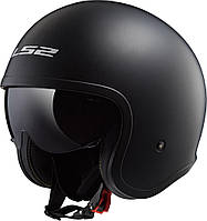 Мотоциклетный шлем LS2 OF599 SPITFIRE SOLID красный матовый, размер M, AK3059910114