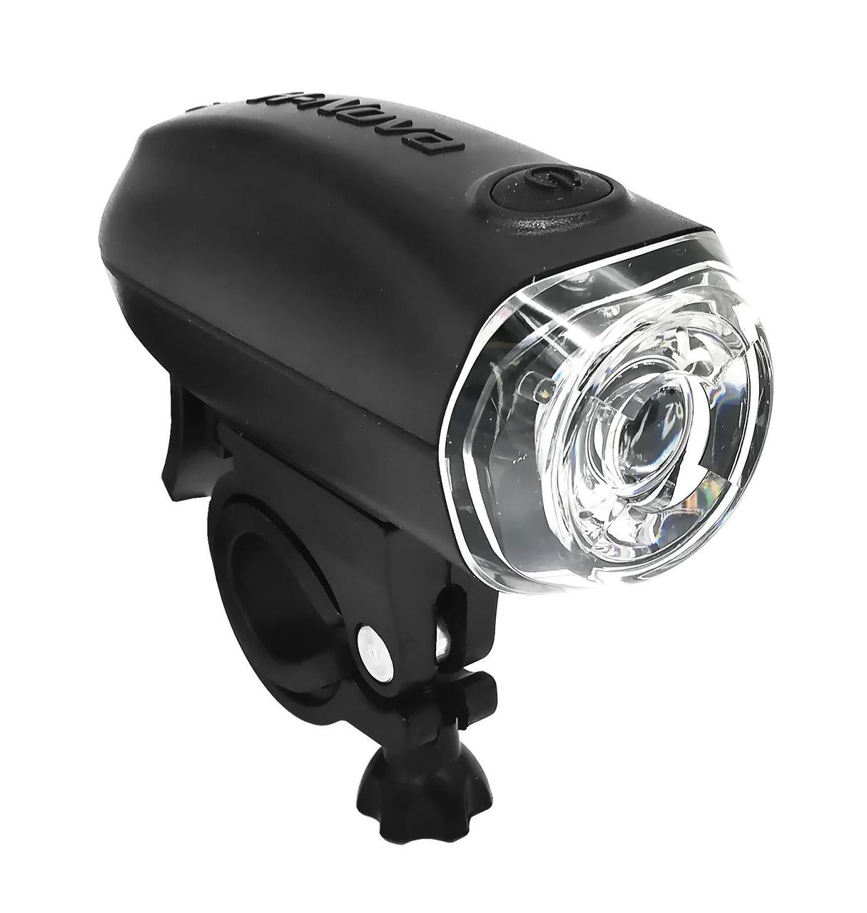 Передня фара Herrmans 40 Lm, 3xAA чорний (OBP402)