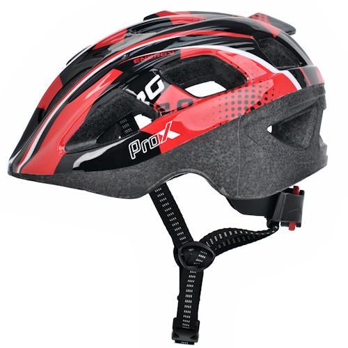 Шолом велосипедний ProX Armor. червоний із чорним (A-KO-0159) — S 48-52 см