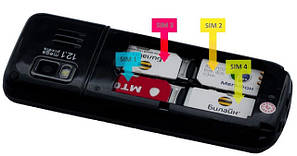 Телефоны на 3 и 4-sim карты