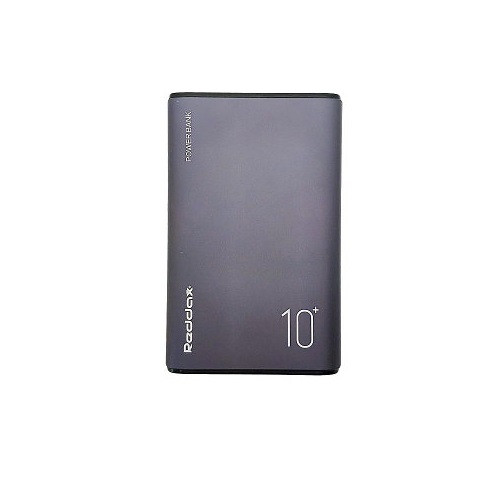 Power Bank Зовнішній акумулятор 10000мАч 2xUSB Reddax RDX-256, металік