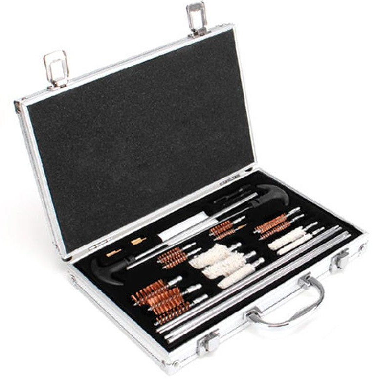 Набір для чищення ствола зброї універсальний, 24 предмета в кейсі, фото 1