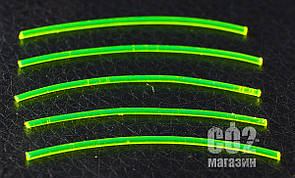Фібергласові нитки для прицільних планок і мушок (фіберотичні нитки, 1 мм, зелений)