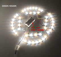 №148 Ремкомплект світильника / Світлодіод (4x12W)2 (без драйвера) LED48w 144V D245 мм для світильника таблетка