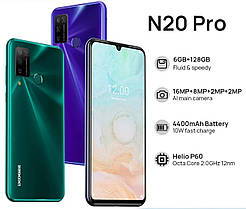 Смартфон Doogee N20 PRO Black 6\128GB 6,3'' 2280х1080 Helio P60 + чехол, фото 5