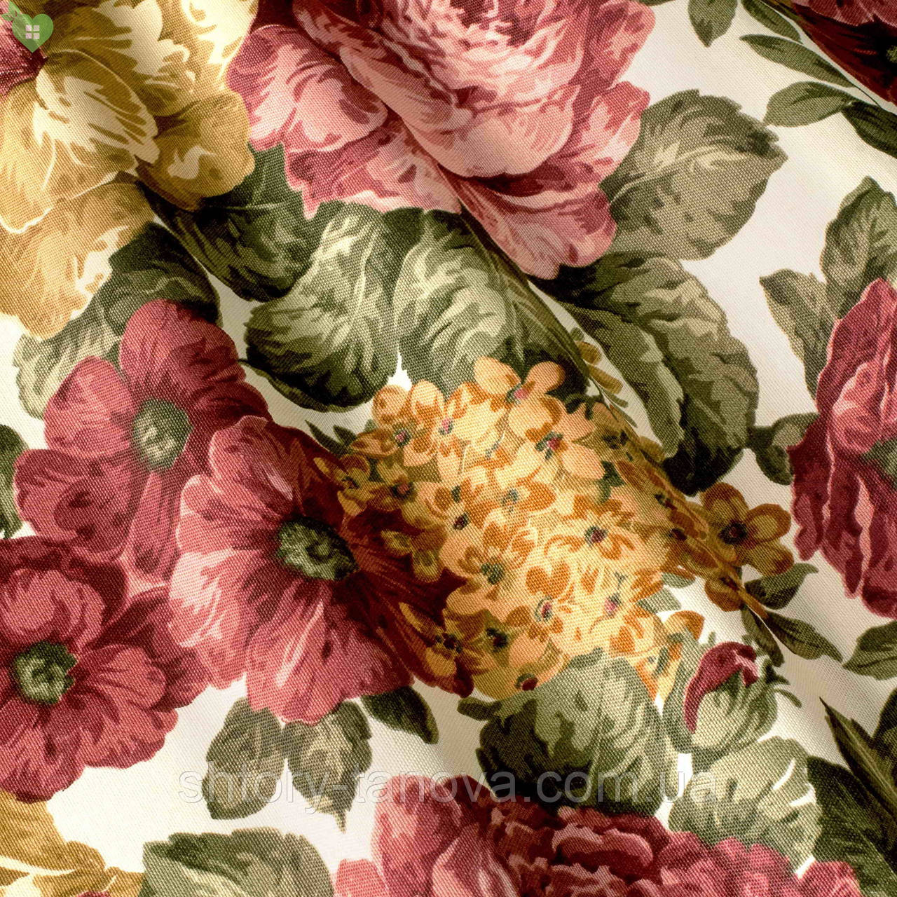 Ткань для штор в стиле прованс цветы - фото 1 - id-p425961449