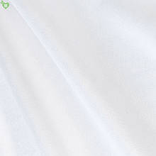 Однотонна скатертна тканина гладка білого кольору для ресторану 83106v1