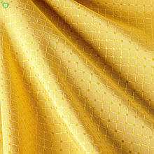 Однотонна скатертна тканина золотого кольору для ресторану 83142v5