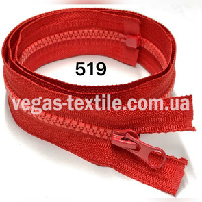 Блискавка тракторна 80 см Червоний (Тип 5)