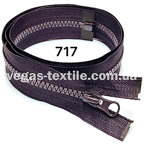 Блискавка тракторна 70 см Темно-коричневий (Тип 5)