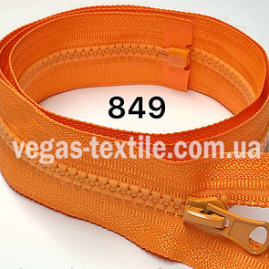 Блискавка тракторна 80 см Жовтогарячий (Тип 5)