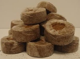 Кокосовая таблетка Jiffy-7 в сеточке Ø30мм, упаковка 1536шт - фото 1 - id-p1558548350