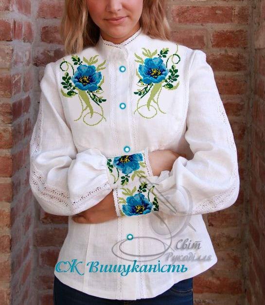 Заготівля жіночої блузи для вишивки ВИШУКАНІСТЬ, фото 1