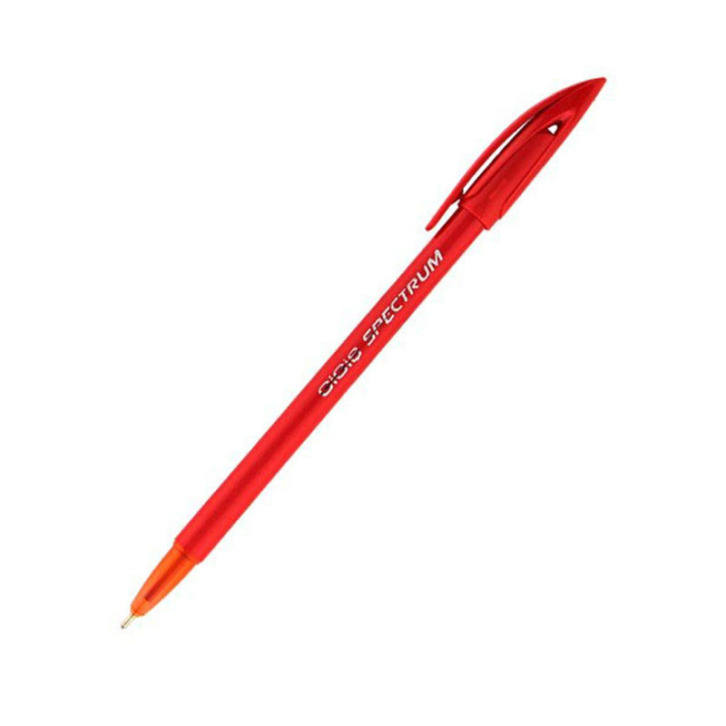 Ручка кулькова олійна Unimax Spectrum, червона UX-100-06