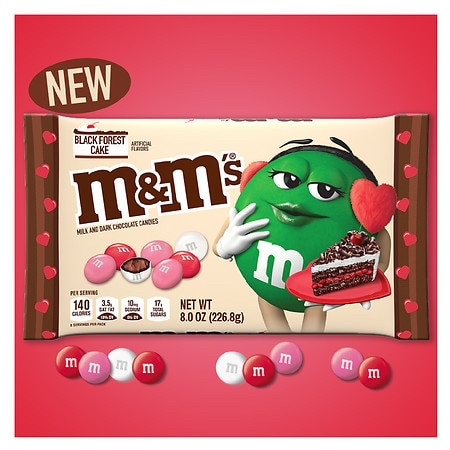 Драже M&m's Black Forest Cake valentine's Day 226.8 g, фото 1