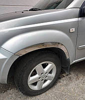 Накладки на арки (4 шт, нерж) для Nissan X-trail T30 2002-2007рр