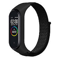 Нейлоновий ремінець для Xiaomi Mi Smart Band 5 | Epik | чорний