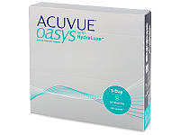 Acuvue Oasys 1-Day with HydraLuxe (90 шт. Контактні лінзи )