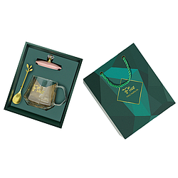 Сувенірний подарунковий набір A28 чашка + ніжка Pink 8621-32162