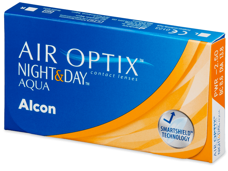 Air Optix Night & Day Aqua (6 шт. Контактні лінзи )