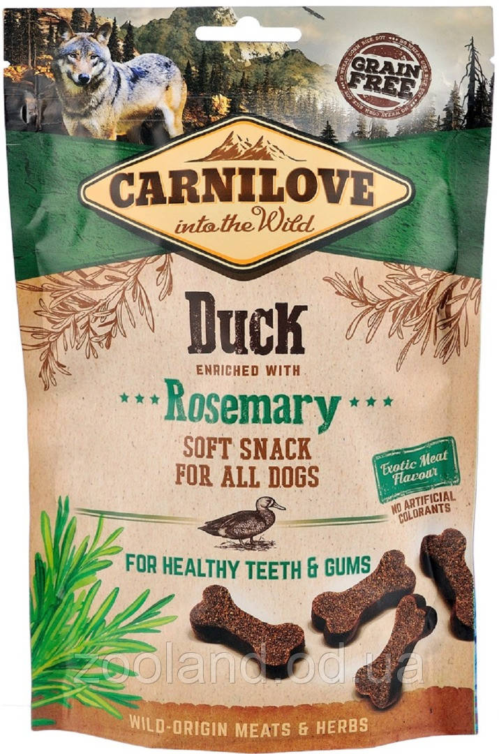 111373/7311 Carnilove Dog Semi Moist з качкою та розмарином, 200 г