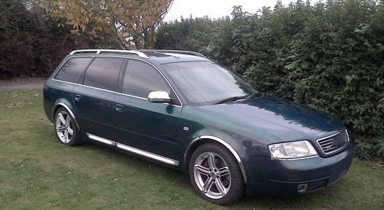 Накладки на арки (4 шт, нерж) для Ауди A6 C5 2001-2004 рр від VLF комп., фото 1