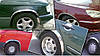 Накладки на арки (2004-2008, 4 шт, нерж) для Peugeot 407, фото 9