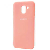 Samsung A6 A600 J6 J600 чехол микрофибра Silicone Cover (женский)