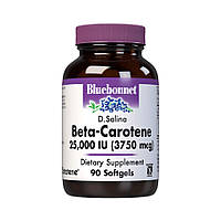 Натуральний бета-каротин, Bluebonnet Nutrition, Beta Carotene 25,000МЕ, 90 гелевих капсул