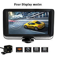 Регистратор автомобильный видео с GPS 8Гб ночное видение сенсорный 5 дюймовый экран