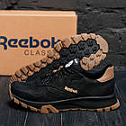 Чоловічі шкіряні кросівки Classic Black, фото 9