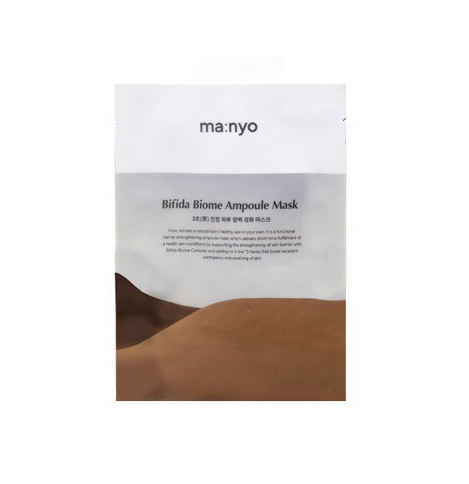 Маска тканевая для восстановления биома кожи Manyo Factory Bifida Biome Ampoule Mask