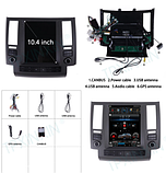 Junsun 4G Android магнітолу для Infiniti FX FX35 FX45 2003 —2006 2007-2009 6+128 Tesla 03-06, фото 3