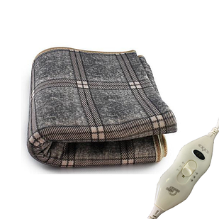 Простирадло електрична Electric Blanket 150х170см (картата, сіра)