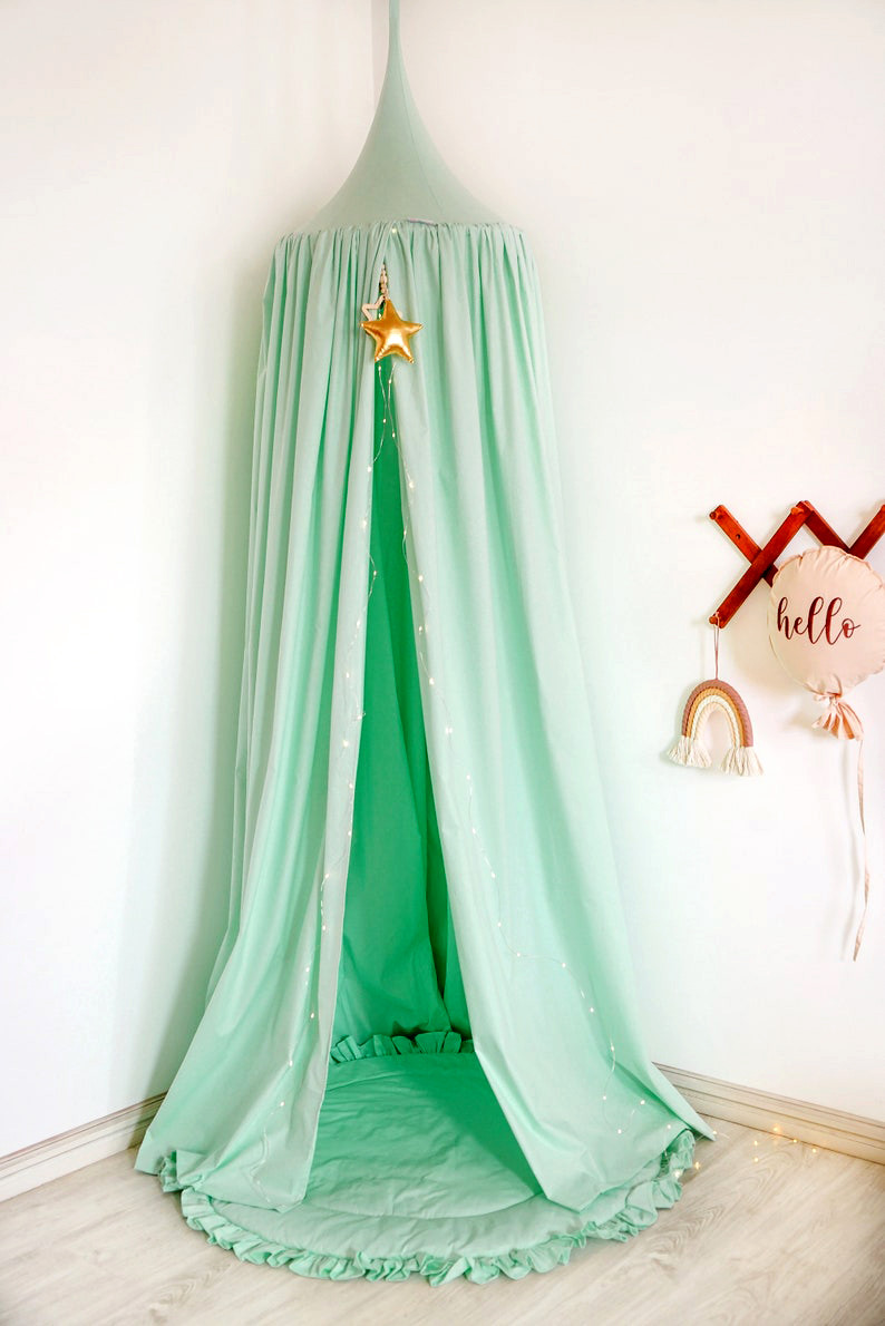Балдахин шатер для детской комнаты хлопок - фото 6 - id-p1558676999