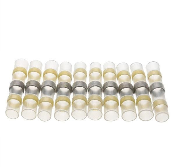 Набір кембриків 4-6 мм2 термоусадкових з оловом до 105 °C (20 шт.) Гільза з оловом, термоусадка