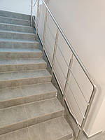 Ограждение пандуса и нержавеющие перила для лестниц. Больница г. Мариуполь. 1