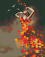 Набор для росписи, картина по номерам, "Леди осень", 40х50см, ТМ "RIVIERA BLANCA"