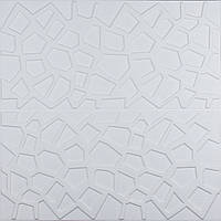 Самоклеюча декоративна настінно-стельова 3D панель павутина 700х700х5мм (115)