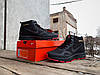 Чоловічі зимові термо кросівки Nike Air Relentless 26 Mid Gore-tex чорні з червоним водонепроникні, фото 9