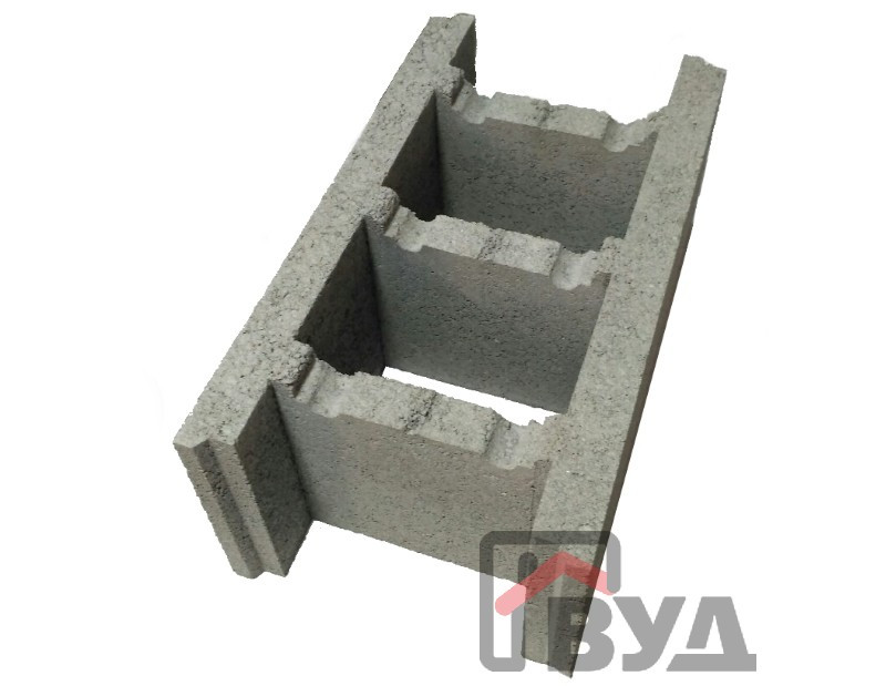 Несъемная опалубка (диабаз блок) бетонная 500*275*200 - фото 1 - id-p1541172909