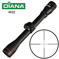 Оптичний приціл Diana 4x32 Magnum сітка Mil-Dot