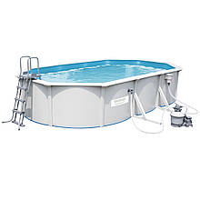 Bestway Збірний басейн Bestway Hydrium 56369 (610х360х120 см) з пісочним фільтром, сходами та тентом