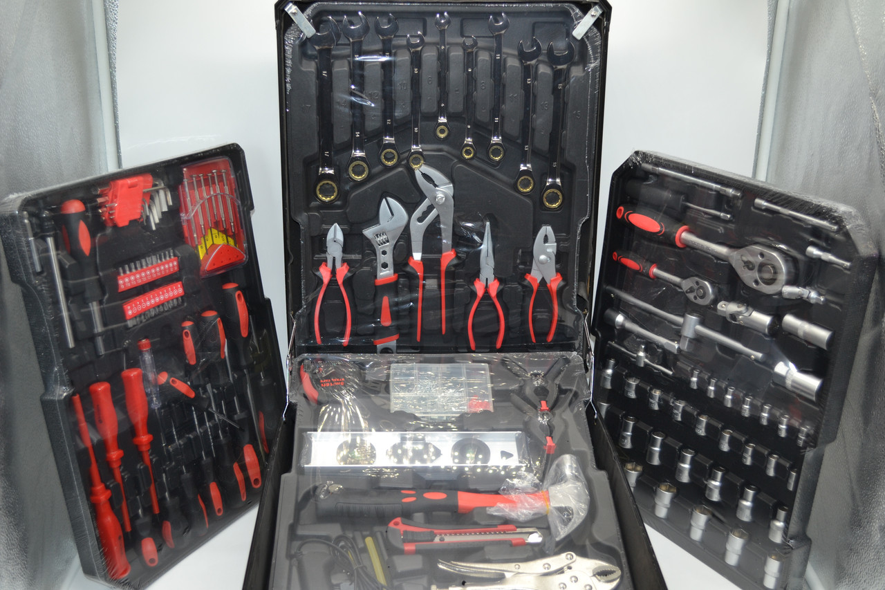 Набір інструментів Kassel tools professional Germany валіза Великий набір 409 предметів із тріскачками, фото 1