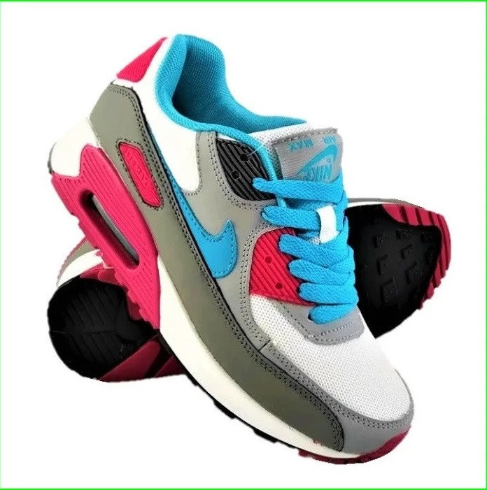 Кроссовки Nike 90 Белые Женские Розовые с Амортизацией Видео Обзор ...