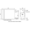 Keya Sauna Парогенератор Coasts KSA-60 6 кВт 220В з виносним пультом KS-150, фото 3